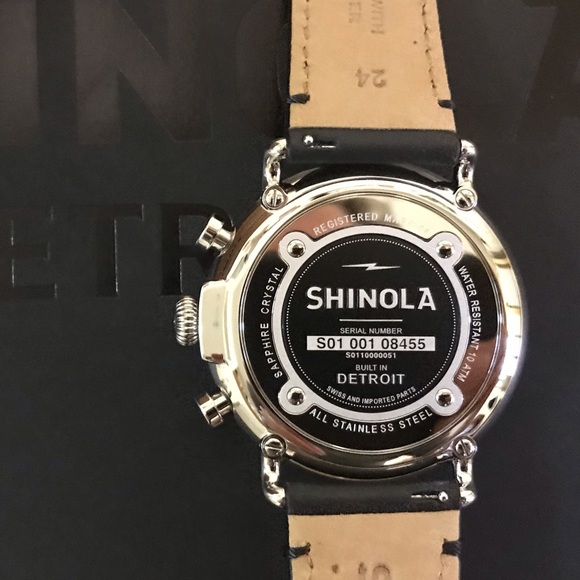 Shinola The Runwell Chrono 47mm -New- Was $750+Tax - Picture 5 of 8